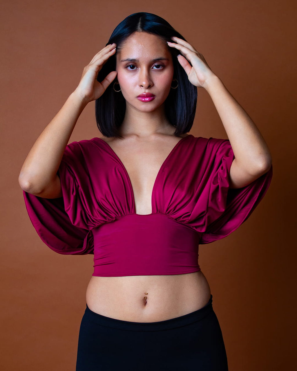 Blusa Bordeaux