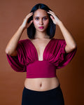 Blusa Bordeaux