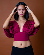 Blusa Bordeaux
