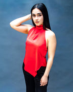 Blusa Satín Flame