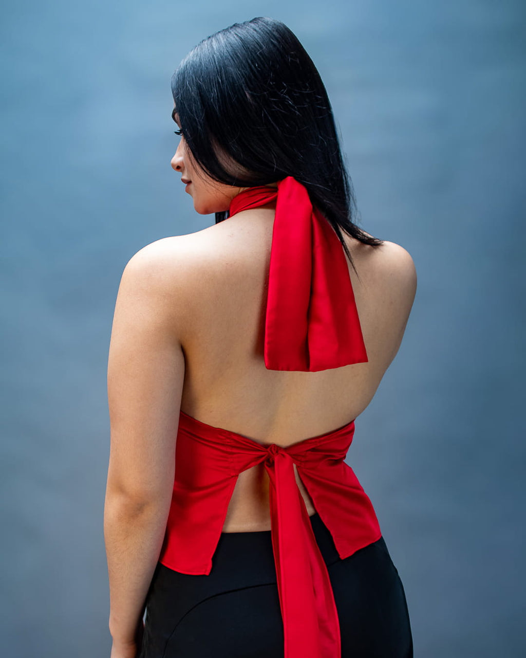 Blusa Satín Flame