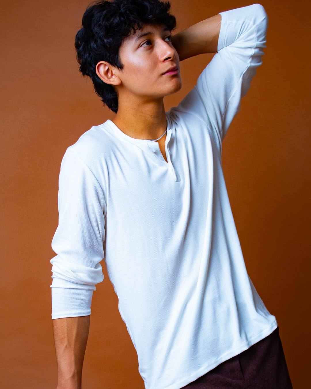 Playera Chalk Henley
