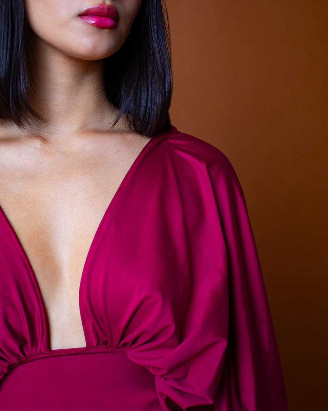 Blusa Bordeaux