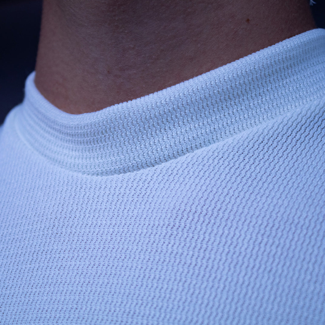 Playera White Texture