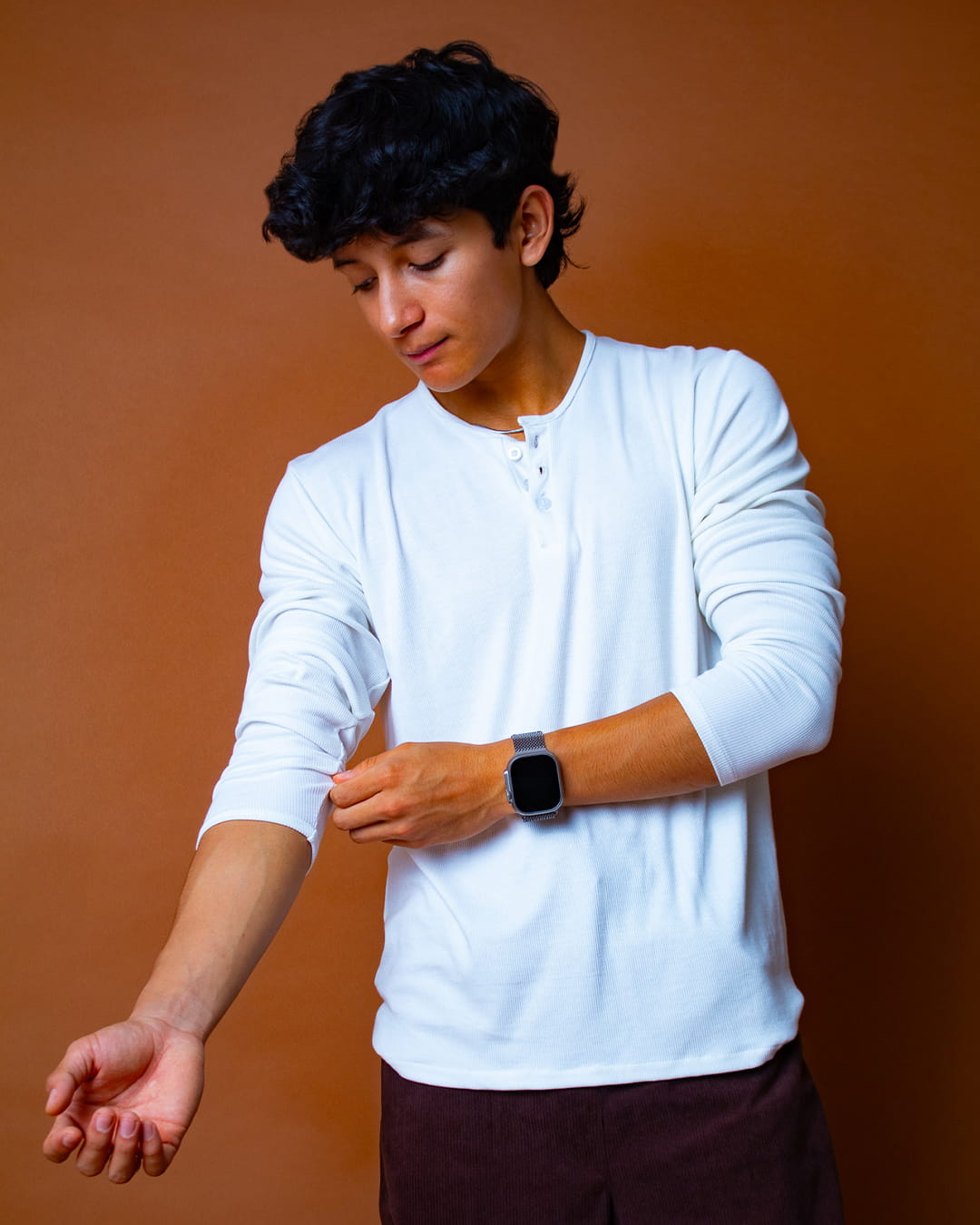 Playera Chalk Henley