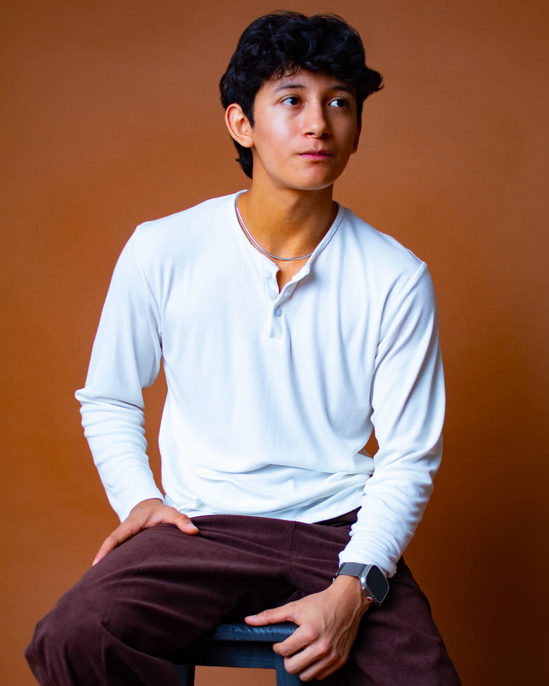 Playera Chalk Henley