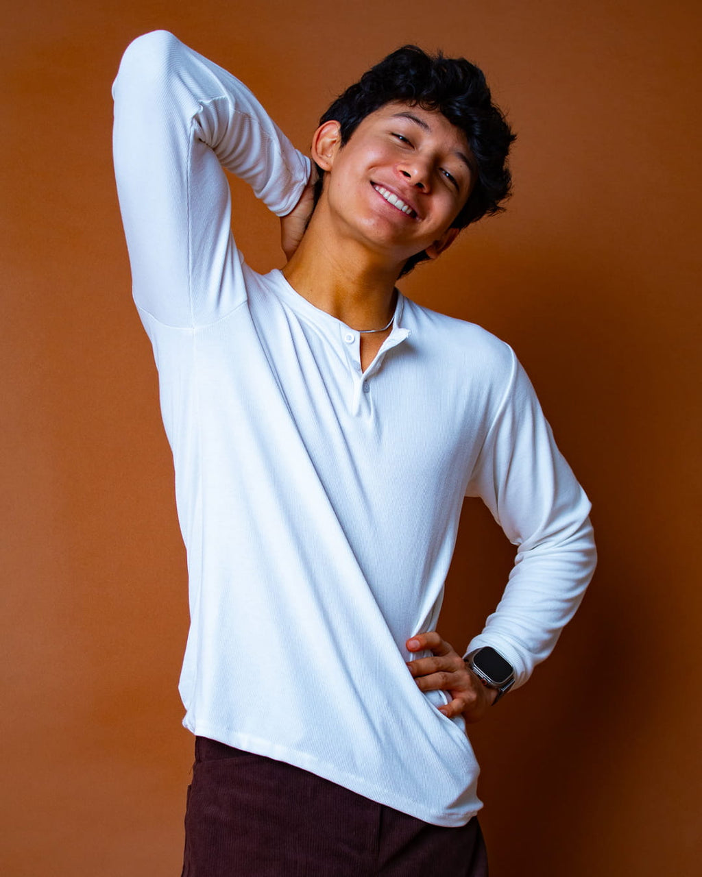 Playera Chalk Henley