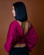 Blusa Bordeaux