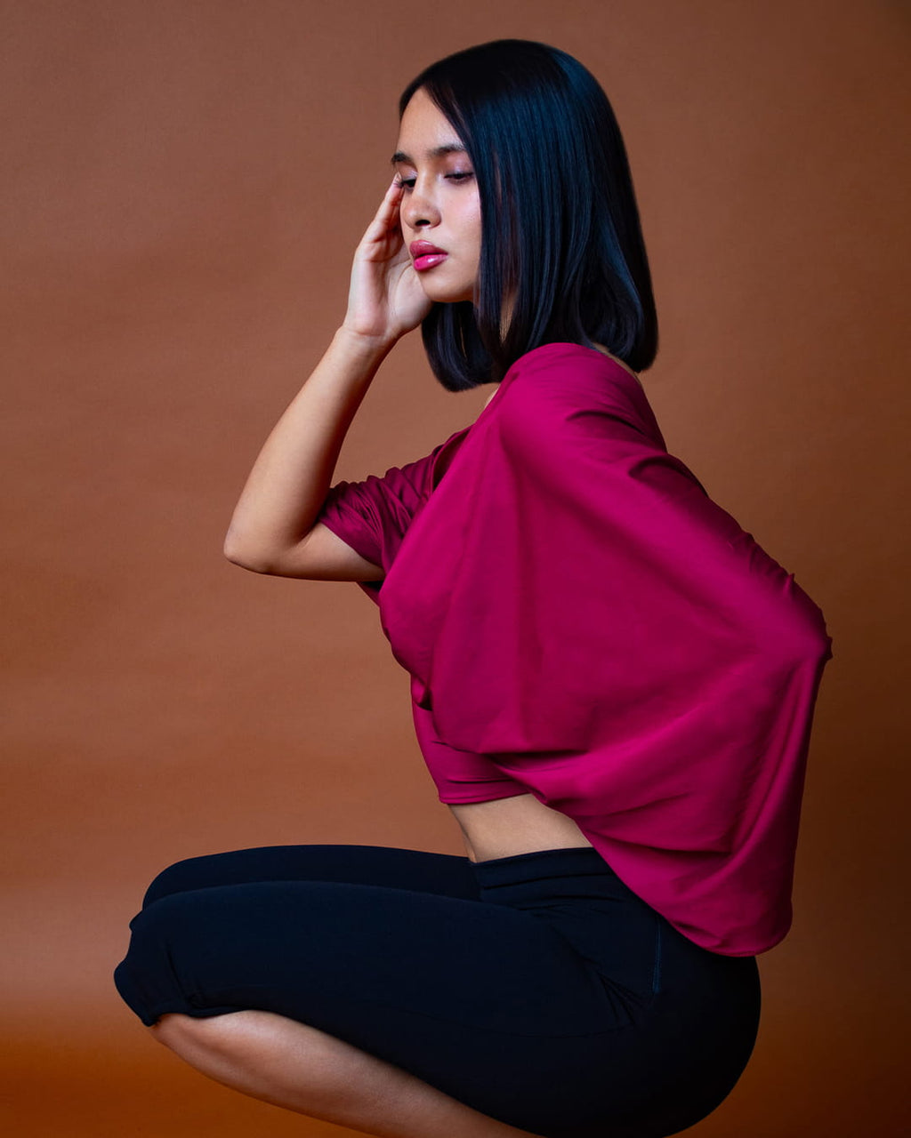 Blusa Bordeaux