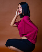Blusa Bordeaux
